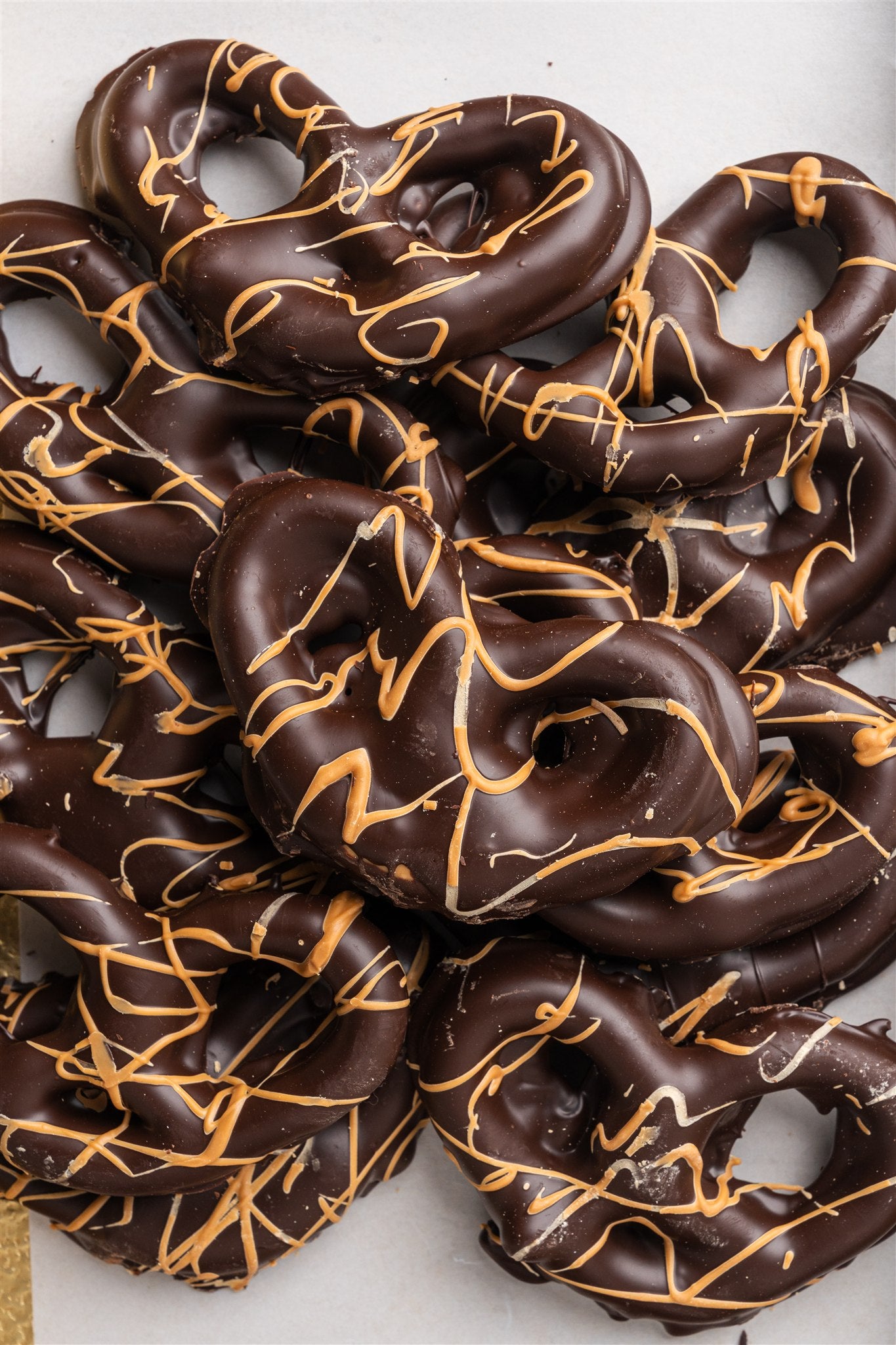 Peanut Butter Dark Chocolate Covered Pretzels