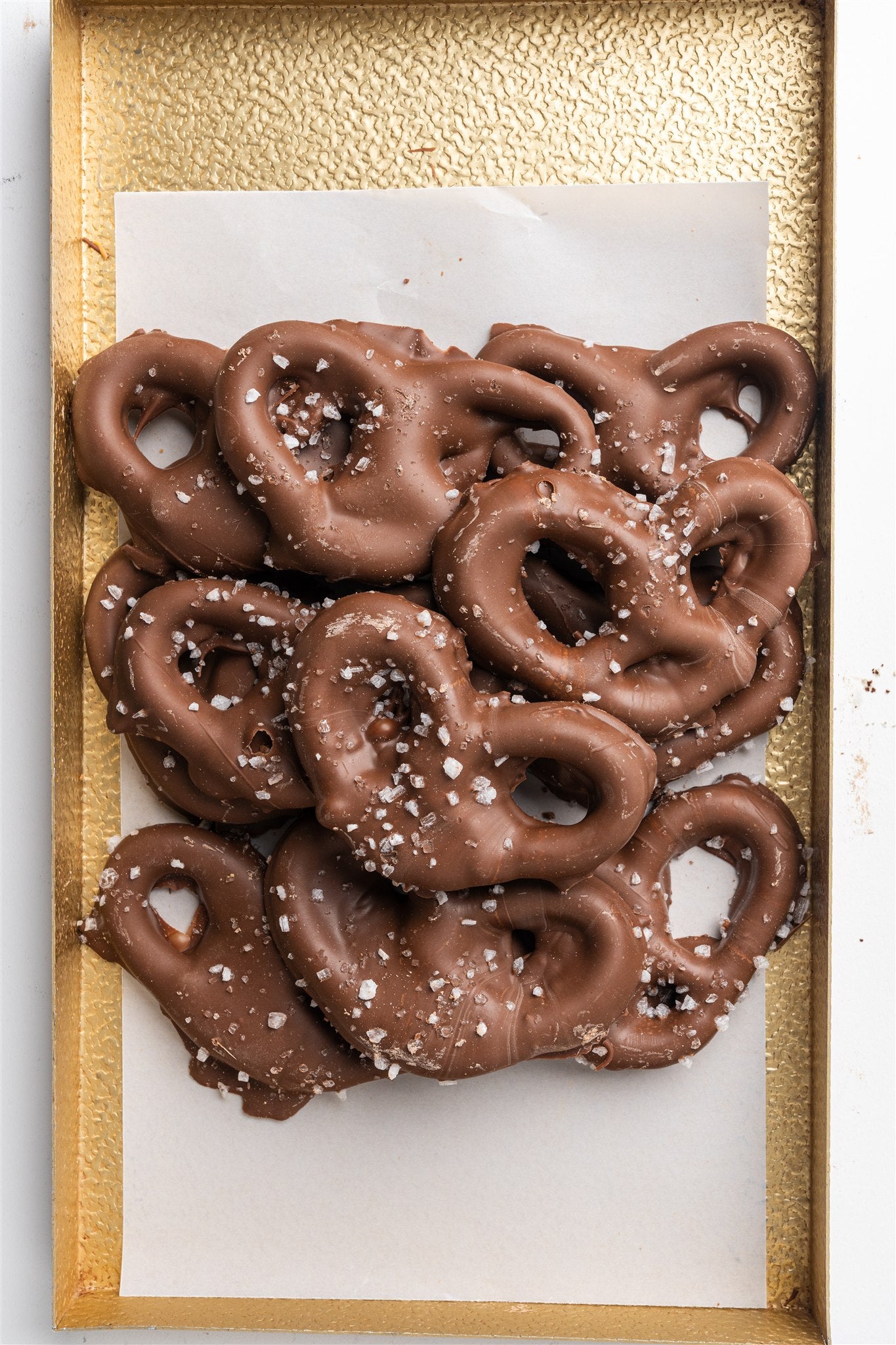 Sea Salt Caramel Milk Chocolate Covered Pretzels