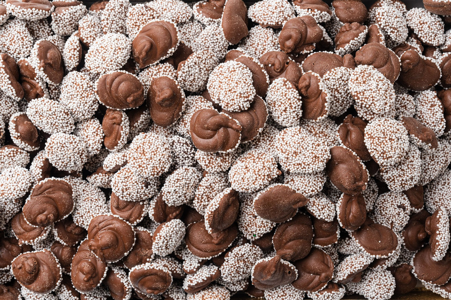 Non-Pareils w/White Topping