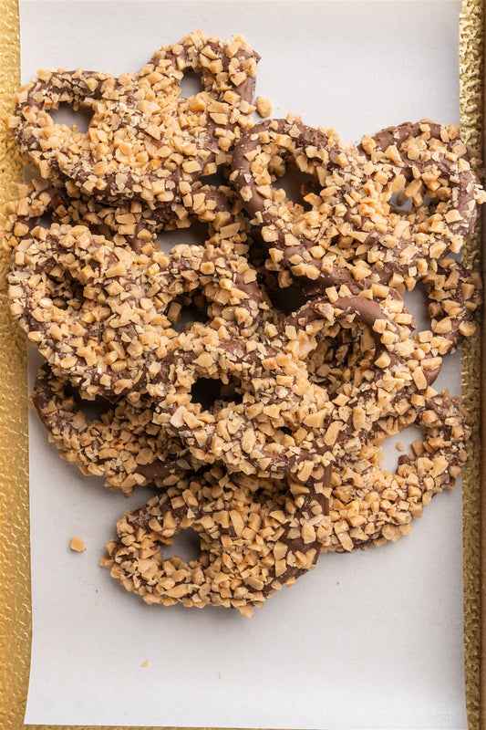 Toffee Milk Chocolate Covered Pretzels