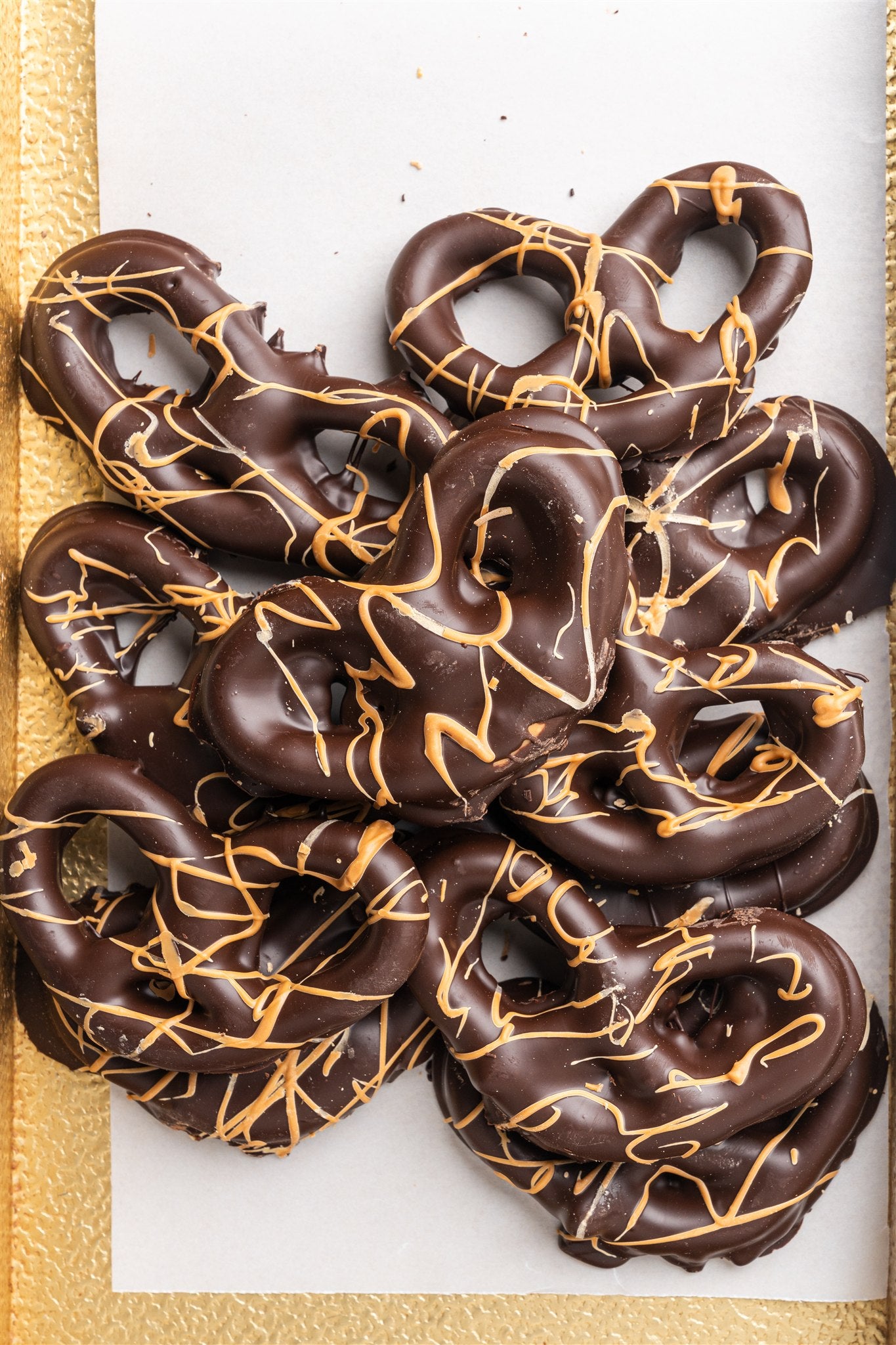 Peanut Butter Dark Chocolate Covered Pretzels
