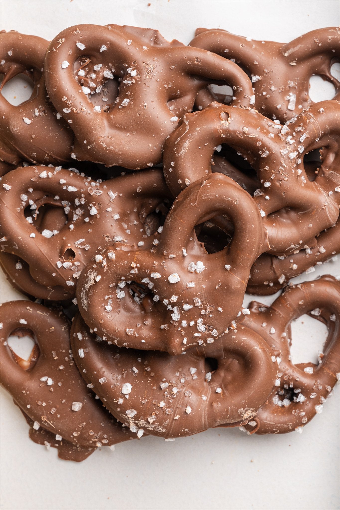 Sea Salt Caramel Milk Chocolate Covered Pretzels